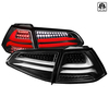 Spec-D Tuning 15-Up Volkswagen Golf Mk7 LED Tail Lights Black LT-GLF15JMLED-TM